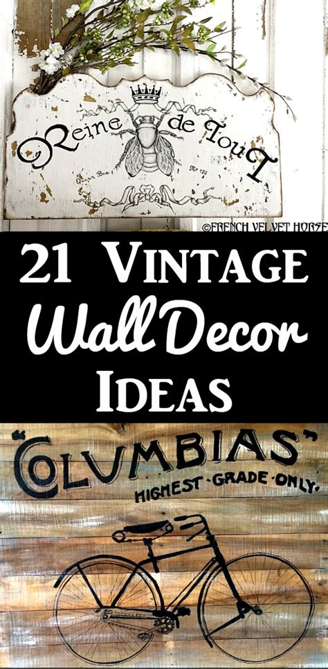 21 Diy Vintage Wall Decor Ideas The Graphics Fairy