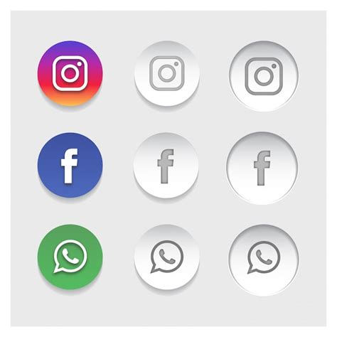 Download Vector Popular Social Networking Icons Vectorpicker