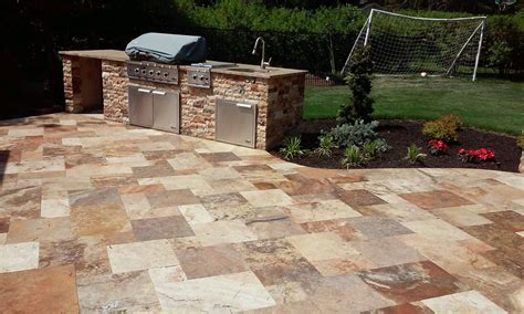 Stone Sealing For Travertine Patio In Syosset New York By Gappsi Gappsi