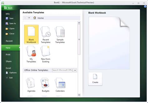 First Glimpse Of Ms Office 2010 Excel 2010