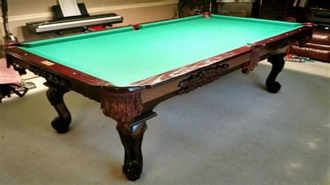 Connelly Catalina 3 Pool Table Shown In Dark On Oak Stain The