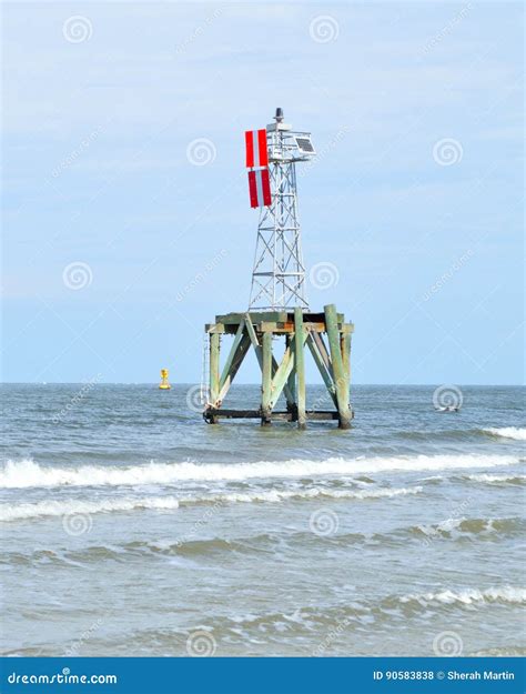 Navigation Beacon Stock Photo Image Of Sandy Beacon 90583838