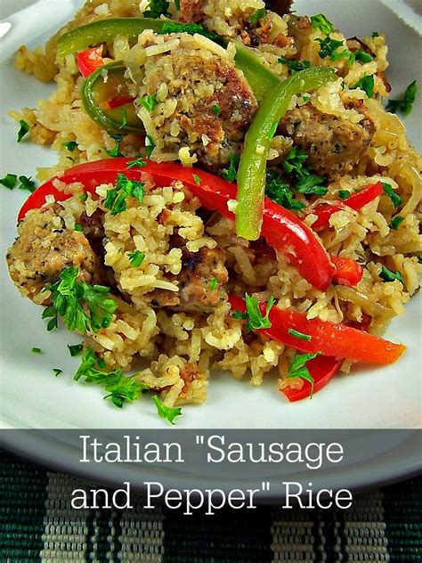Olla Podrida Italian Sausage And Pepper Rice