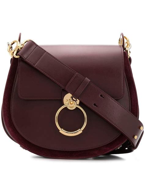 Chloé Large Tess Bag In Red Lyst
