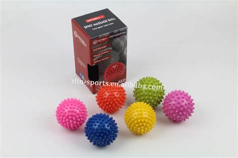6cm To 10cm Spiky Massage Ball Set For Neck Handandfoot Muscle Body Deep Tissue Therapy Pvc Cold