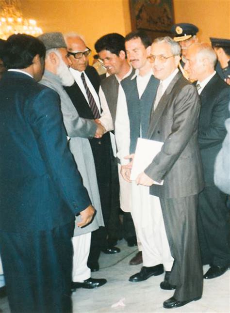President Rafiq Tarar Surrounded By A Group Of Friends In Flickr