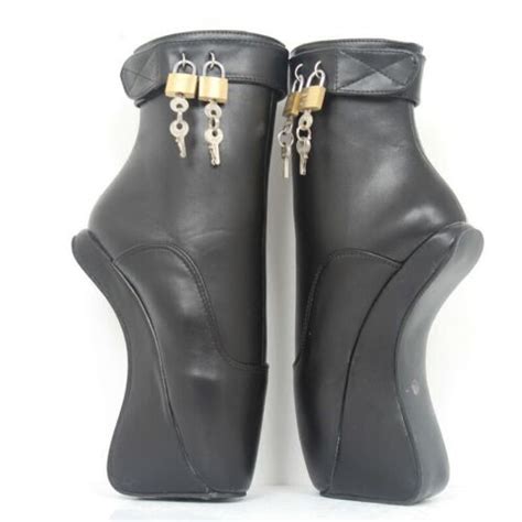 women super high heel hoof heelless ankle ballet boots sexy shoes lockable clubs ebay