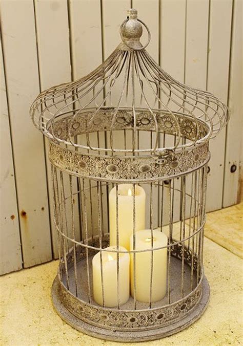 Vintage Birdcage Candle Holders Iron Candle Holders Repurposed