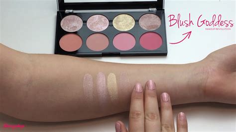 Makeup Revolution Blush Queen Review Bios Pics