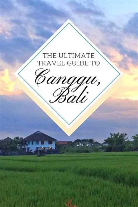 Canggu Is Slowly Becoming Popular By Travellers And Digital Nomads Seeking A Life Closer To The