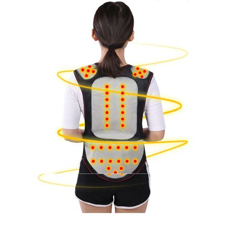 67 Magnets Pain Relief Shoulder Waist Support Warmer Heating Vest Back