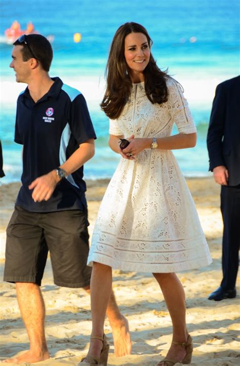 Kate Middleton Hits The Beach On Royal Tour Of Australia Aol Uk Travel