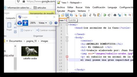 Insertar Imagen A Nuestra P Gina Web Con Html Youtube