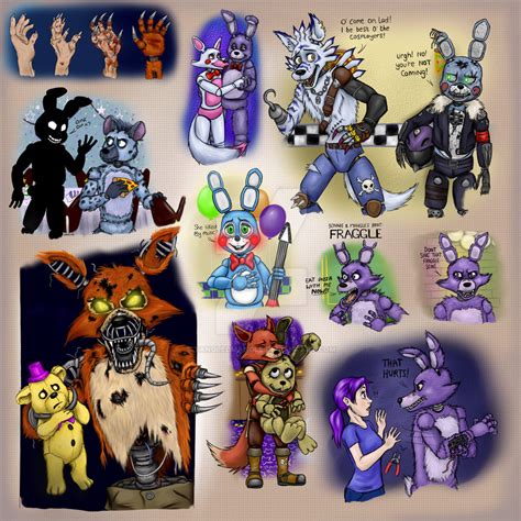 Of Foxes And Bunnys Fnaf Au By Tangledmangle On Deviantart