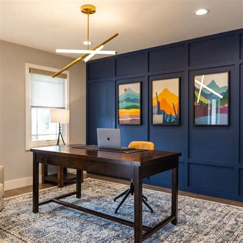 19 Glamorous Navy Blue Accent Wall Ideas For Each Room Room You Love