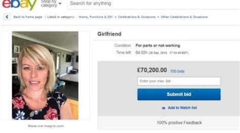 Man Pranks Girlfriend By ‘selling Her On Ebay Leading To A 119k Bid