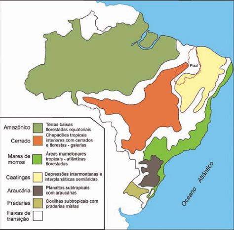Questões Sobre Domínios Morfoclimáticos