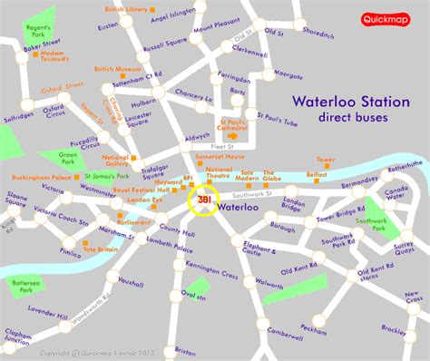 Map Of Waterloo Station Verjaardag Vrouw 2020
