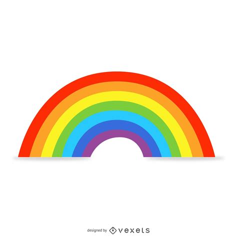 Isolated Rainbow Illustration Vector Download
