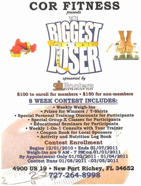 Biggest Loser Contest Flyer Template