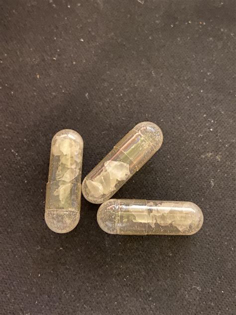 Has Anyone Had Any Experience With This Mdma Crystals Inside A Capsule Rmdma