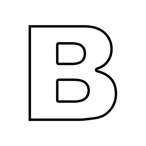 Letra B Para Colorear Letras Para Colorir Alfabeto Para Colorir Letra B