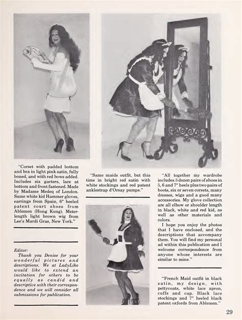 crossdressing training ladylike issue 5 1989 vintage magazine crossdressers male2female