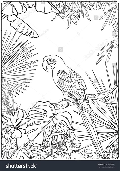 29 best ideas for coloring | Adult Coloring Pages Tropical