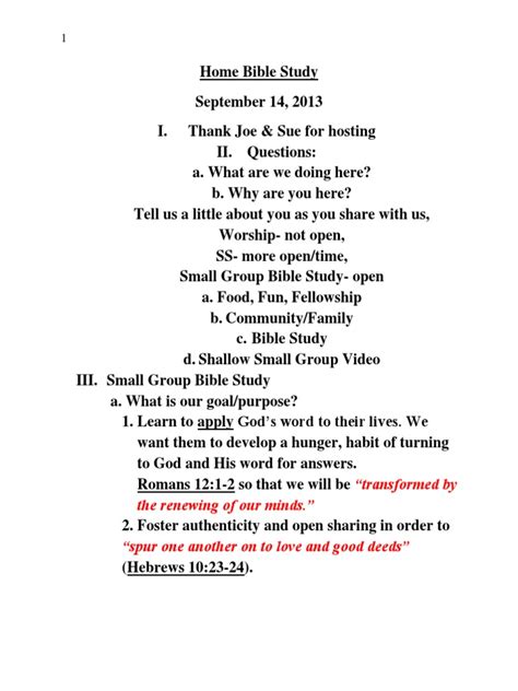 Home Bible Study Outline 9 14 2013 Pdf The Gospel Jesus