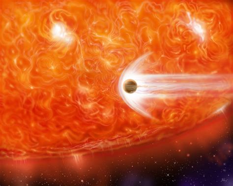 Astronomers Observe A Bloated Star Swallowing A Planet Digital Journal