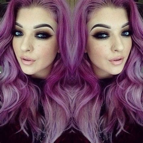 Purple Hair Purple Hair Beauty Makeup Hair Color