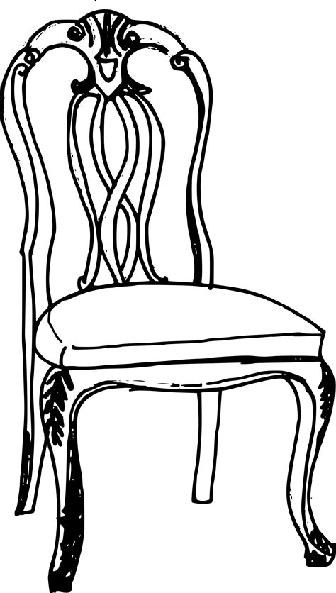 8 Vintage Antique Chair Drawing (PNG Transparent) | OnlyGFX.com
