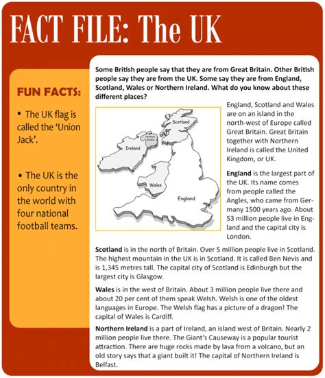 Fun Facts About The Uk For Kids Fun Guest
