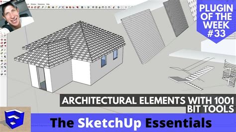 Modeling Architectural Elements In Sketchup With 1001bit Tools