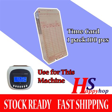 Time Recorder Punch Card Machine Card Clocking Card Time Recorder