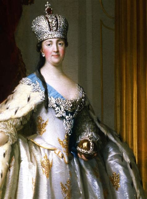 Jaded Mandarin Catherine The Great In Her Coronation Robe Detail Catherine