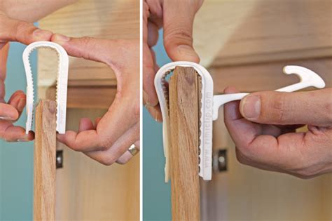 These childproof cabinet locks are helpful to pet owners to prevent their peppy pets from opening the cabinets,drawers and cupboards. Rimiclip - A New Kind of (Painless) Child Safety Latch