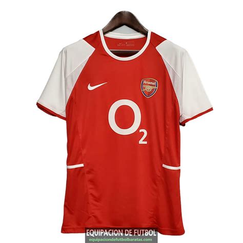 Camiseta Arsenal Retro Primera Equipacion 2002 2004 Equipacion De Futbol