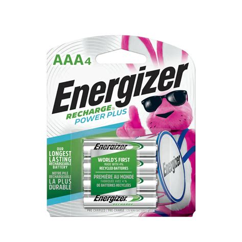 Energizer Aaa Rechargeable Batteries 4 Pack