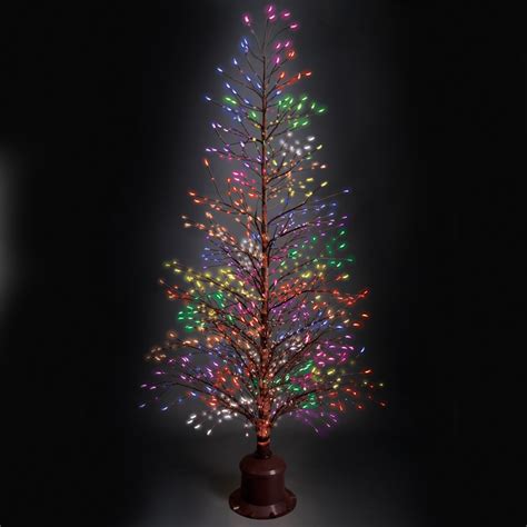The Color Changing Twinkling Light Tree Hammacher Schlemmer