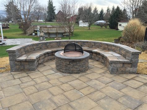 Check spelling or type a new query. EP Henry fire pit with bench and grate cover | Outdoor ...