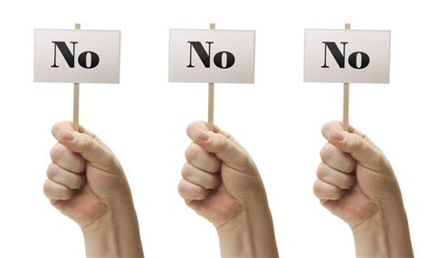 What Learning To Say No Really Means