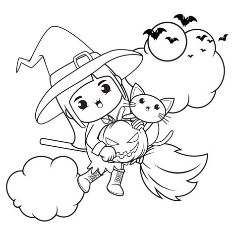 download 30 dibujos de halloween kawaii para colorear faciles pdmrea