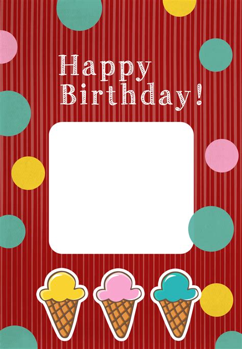 Free Printable Birthday Cards Add Pictures

