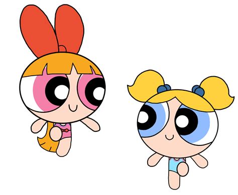 Blossom And Bubbles In Their Swimsuits By Carlosdeviantboi On Deviantart