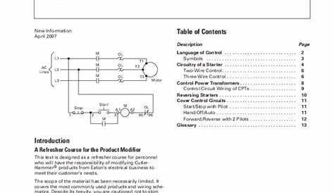 Eaton Motor Starter Wiring Diagram - Collection - Wiring Diagram Sample
