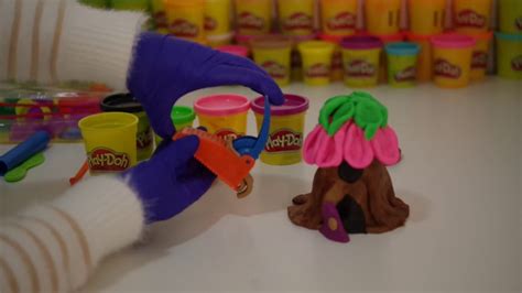 Playtime With Play Doh Make A Small Fairy Garden House Out Of Playdoh
