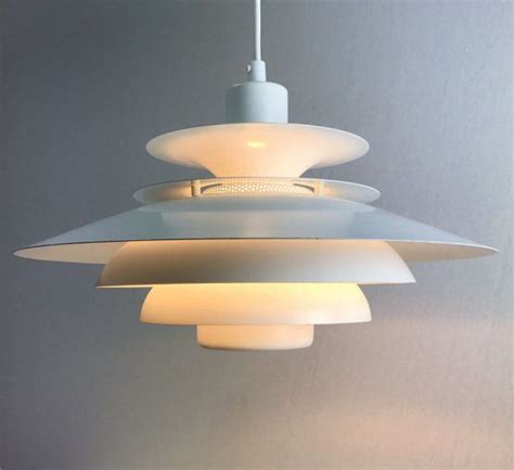 Classic Danish White Ceiling Light Nordic Style Etsy White Ceiling