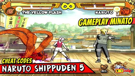 Kode Cheat Naruto Ps2 Naruto Ultimate Ninja 5 Gameplay Minato