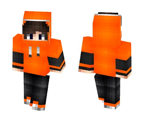 Download Orange Hoodie Minecraft Skin For Free Superminecraftskins